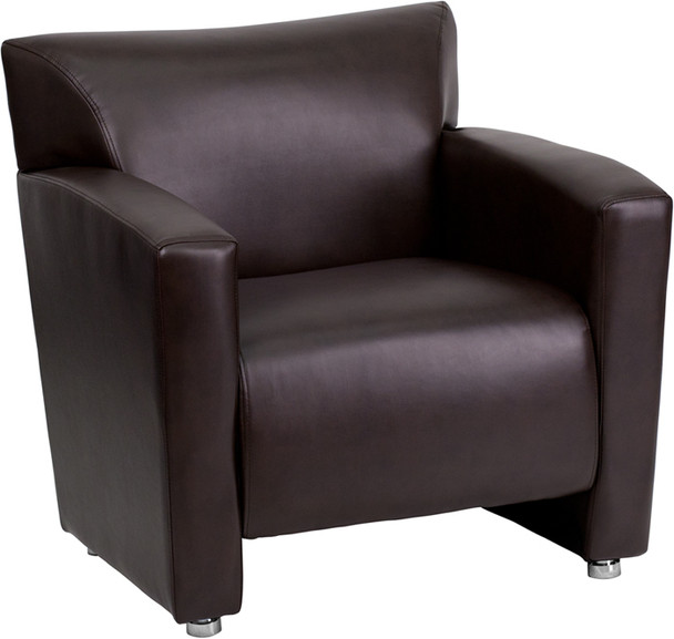 Majesty Series Brown Leather Chair