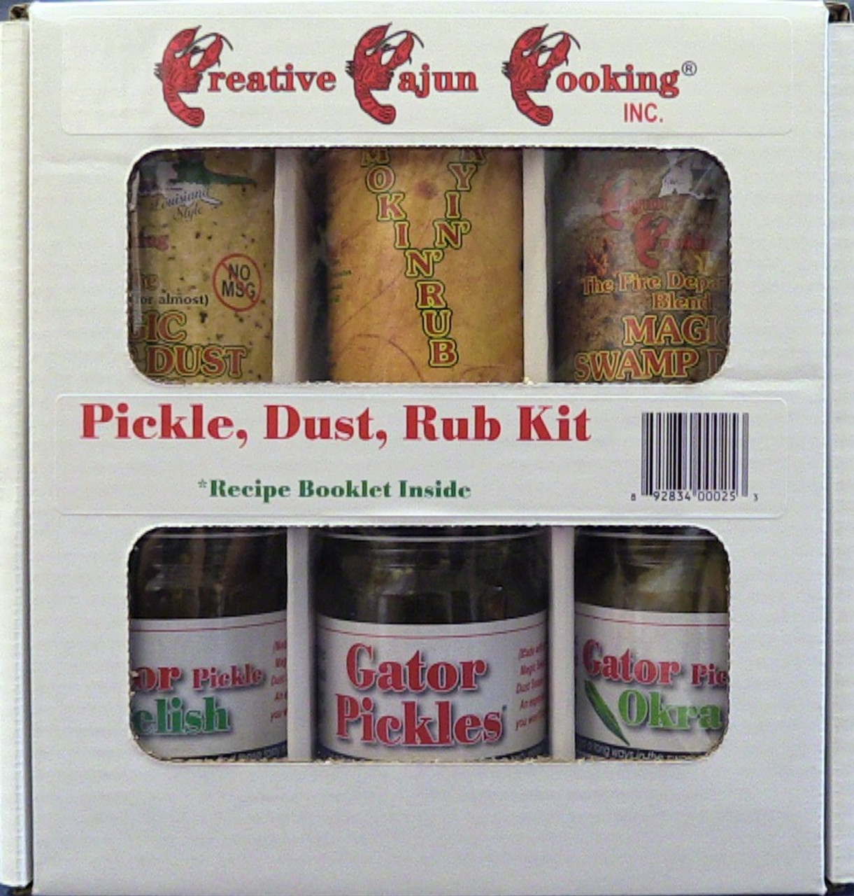 Pickle, Dust, Rub Kit Gift Pack - Creative Cajun Cooking