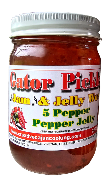 Gator Pickles® Jam & Jelly Works 5 Pepper Jelly