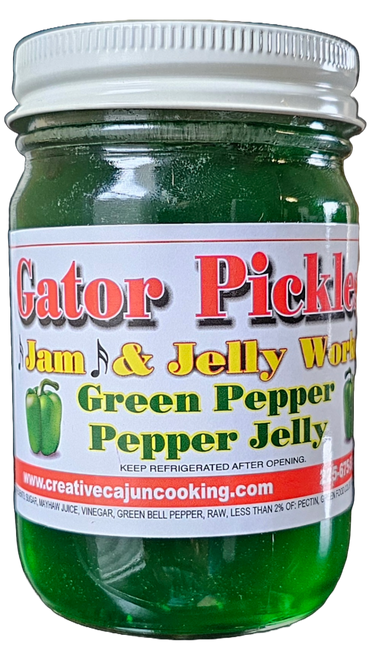Gator Pickles® Jam & Jelly Works Green Pepper PEPPER Jelly