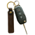 Genuine Alligator Leather Key Fob – Chicory Brown