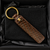 Genuine Alligator Leather Key Fob – Chicory Brown