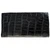 Genuine Alligator Executive Check Wallet — Café Noir exterior folded