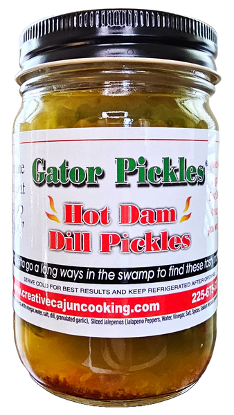 Gator Pickles® Hot Dam Dill Pickles
