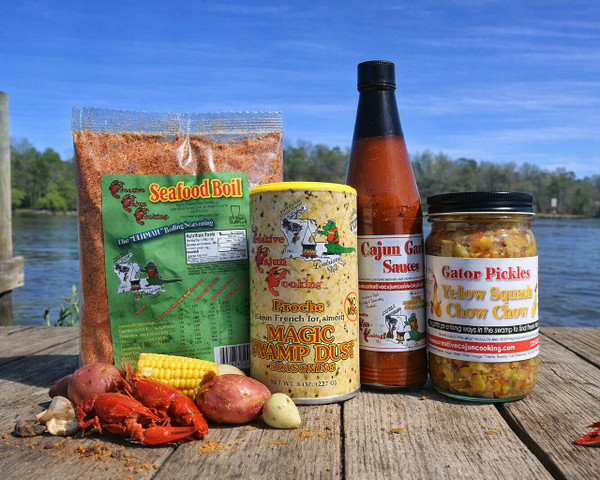 Our 4-Item “After the Boil” Bundle. Select your favorite Magic Swamp Dust blend and add your pick of Pickles Relish to add to "after the boil" recipes