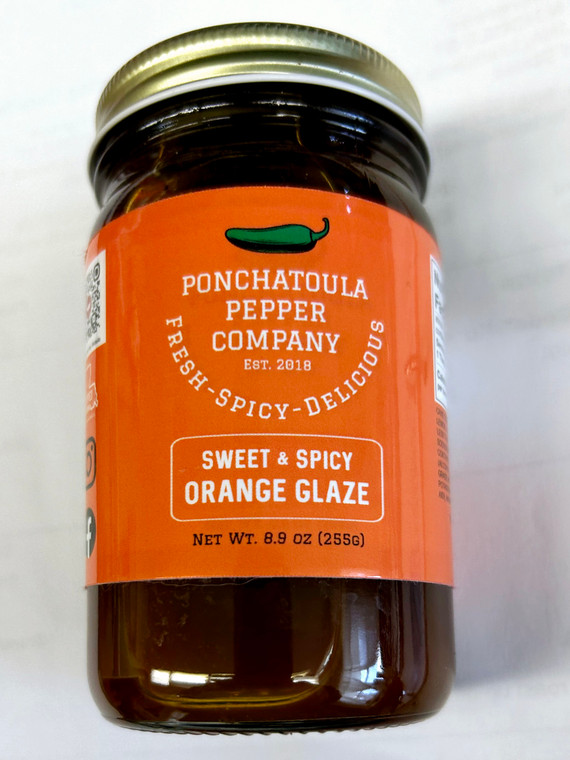 Ponchatoula Pepper Company Orange Pepper Jelly GLAZE