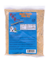 Back Porch Fish Fry
Once you try this, your favorite fish fry will change to Back Porch Fish Fry.  With its delicious cornmeal base, seasoned with Magic Swamp Dust, your fish will be crispy on the outside and tender and juicy on the inside! Real easy to use, the directions are on the label.