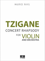 Ravel: Tzigane for Violin and Orchestra, Score and Orchestral Parts.