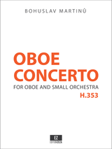 Martinu Concerto for Oboe and Small Orchestra , Score and Parts