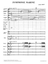 Ibert Symphonie Marine, partition, sheet music, score