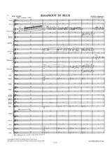 gershwin rhapsody in blue for piano and orchestra full score and parts