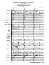 Prokofiev Symphony No.3 Op.44 Full Score and Orchestral parts, sheet music