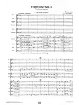 Ives: Symphony No.3 "The Camp Meeting" full score and orchestral parts