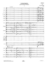Jolivet: Concerto for Percussion and Orchestra full score and orchestral parts