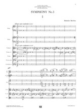 Martinu: Symphony No.3 Full Score and Orchestral Parts