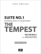 Sibelius The Tempest Suite No.1 score, Op.109 No.2 sheet music, orchestra parts Sibelius The Tempest Suite No.1 score, Op.109 No.2 sheet music, orchestra parts