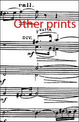 Glazunov, A. - Saxophone Concerto in E Flat Major Op.109 for sax and strings score and parts