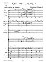 Milhaud Les Cloches Op.259 partition, partituri, noten
