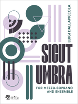 Dallapiccola Sicut Umbra full score, orchestra parts, sheet music