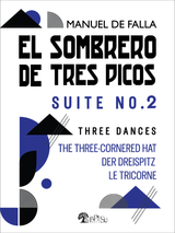 Falla: Suite No.2 Three Dances from The Three-Cornered Hat, score and parts, sheet music