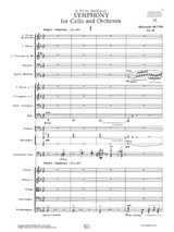 Benjamin BRITTEN Symphony for Cello & Orchestra Op.68  full score, orchestral parts , noten, partition