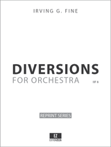 Irving Fine Diversions for orchestra sheet music, score, full score, orchestra parts