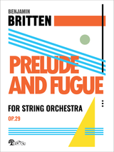 Britten Prelude and Fugue for Strings conductor's score, sheet music, orchestra parts