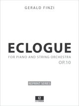 Finzi Eclogue conductor's score, orchestra parts, sheet music