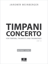 Weinberger Timpani Concerto full score, sheet music, noten