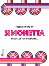 Frederic Curzon Simonetta full score, orchestral parts, sheet music, theatre orchestra