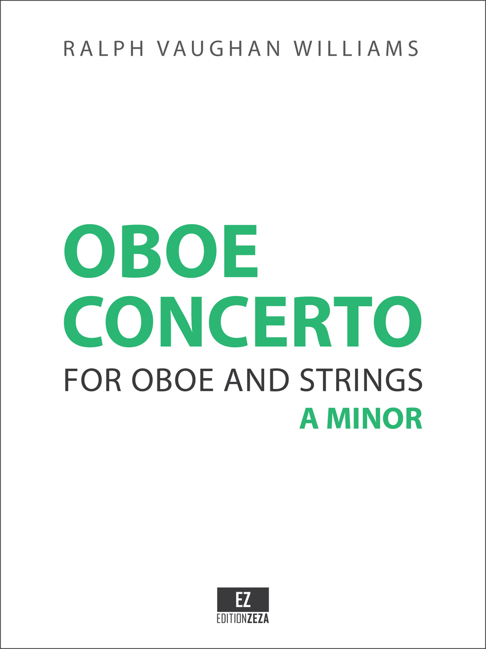 Vaughan Williams Oboe Concerto Sheet Music X Scores & Orchestral