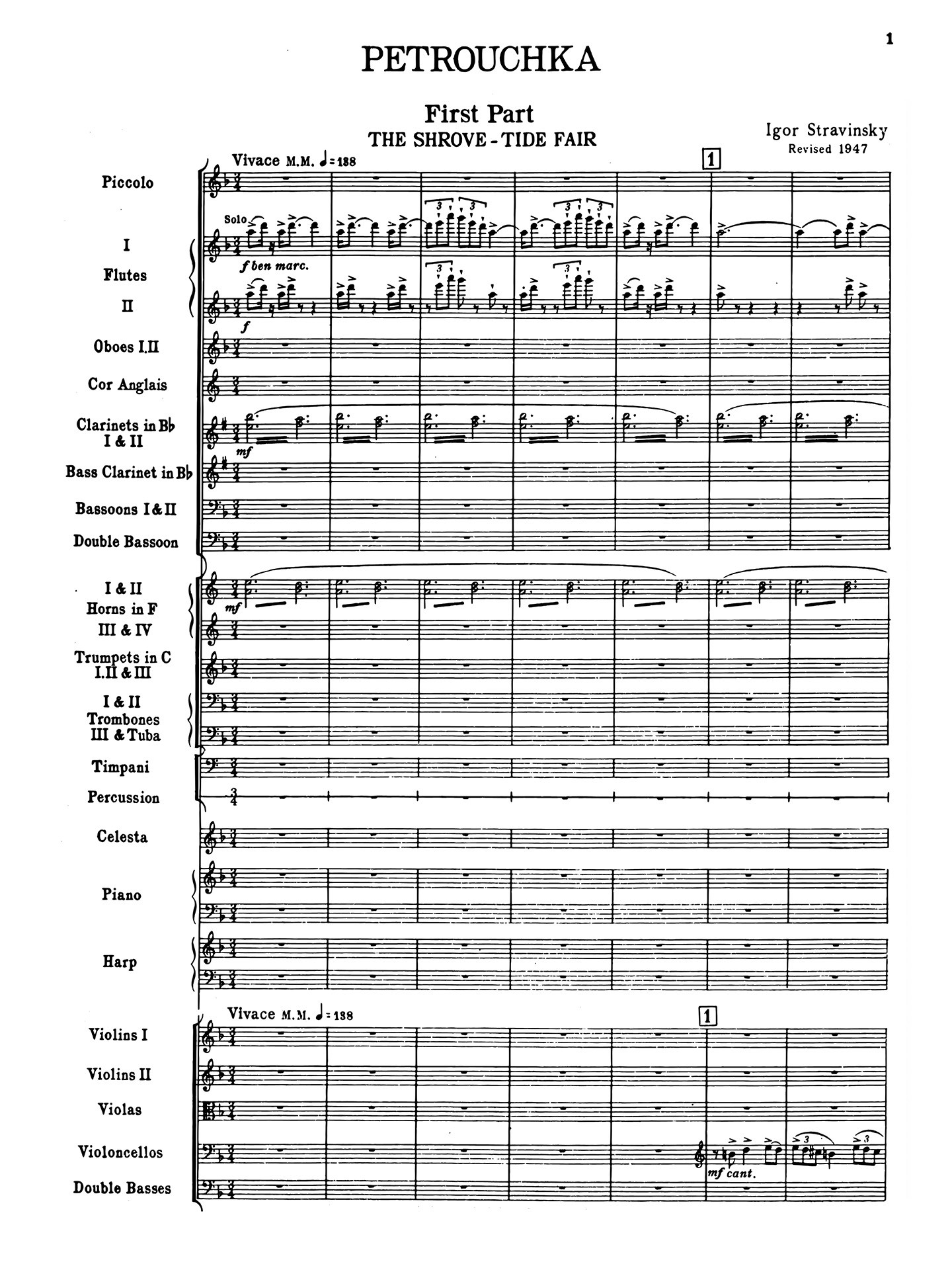 Stravinsky Petrushka Sheet Music X Scores Parts For Orchestra stravinsky-petrushka-sheet-music-x-scores-parts-for-orchestra