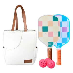 Signature Checkered Pickleball Set