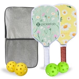 Floral Pickleball Set