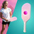 Pink Striped Paddle