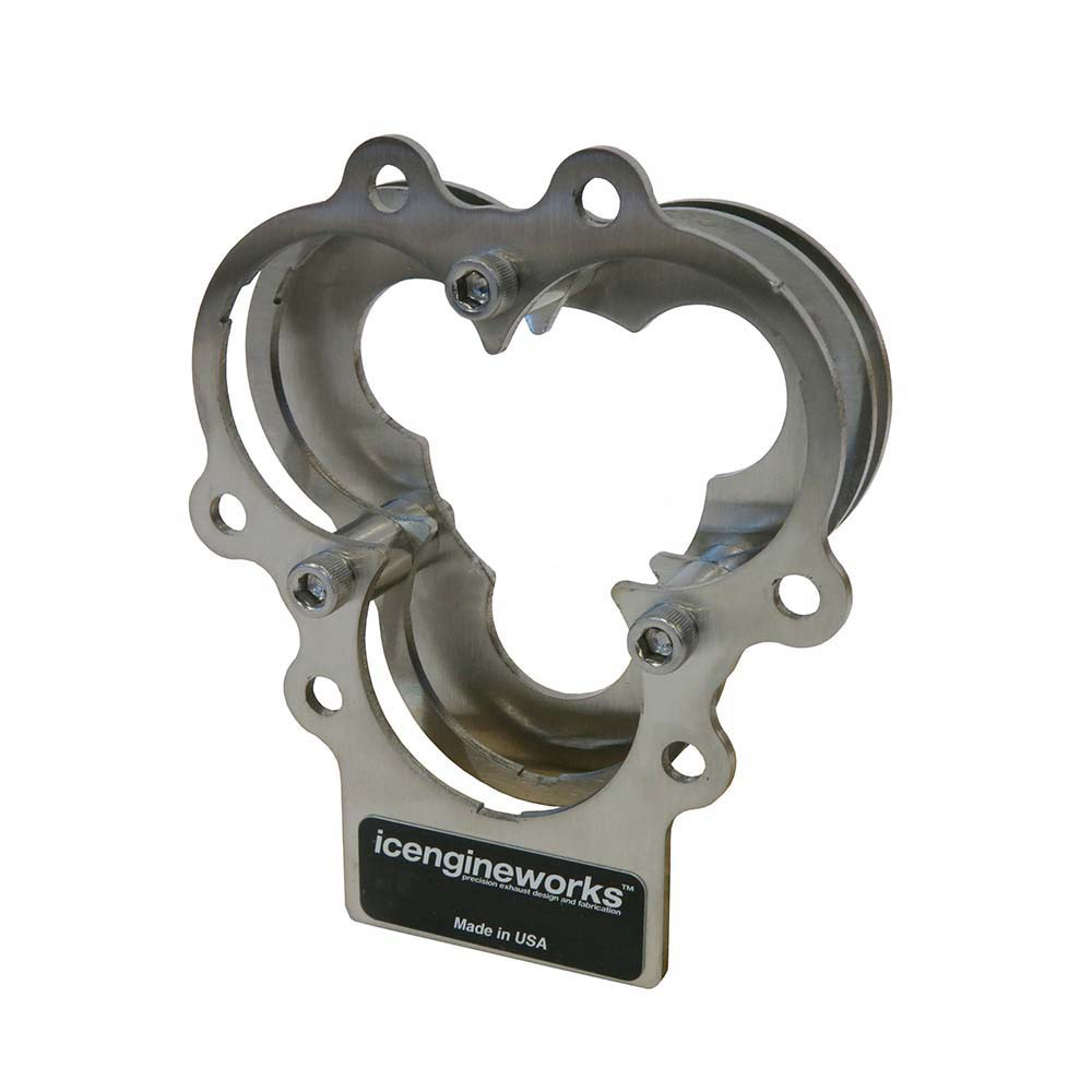 2000EH Series 4-into-1 Collector Dummy For 2" OD Headers - Stainless Steel Exhaust Fabrication Tool