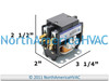 Supco Double 2 Pole 40 Amp Condenser Contactor Relay 24 Volt Coil DP40242