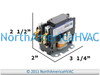 Single 1 Pole 40 Amp 240 Volt Condenser Contactor Relay Replaces Mars2 Jard 17413 17417