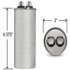 ClimaTek Round Single Run Capacitor 60 MFD 370 440 VAC Volt Replaces Packard PRFC60