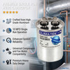ClimaTek Round Single Run Capacitor 10 MFD 370 440 VAC Volt Replaces Supco CR10x370R