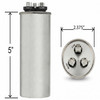 RA2000/44(806+106) - ClimaTek Capacitor Fits Amrad 80/10 uf MFD 440 Volt