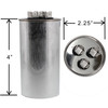 Climatek Motor Run Capacitor 45+7.5 uF MFD 440 Volt Round Fits Nordyne 621153