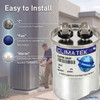 Climatek Motor Run Capacitor 35 uF MFD 440 Volt Round Fits GE Genteq 25L502