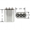 45/5 uf MFD Oval 370 / 440 Volt Capacitor ClimaTek CAP99 4554R
