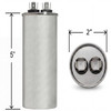 70 uf MFD Round 370 / 440 Volt Capacitor ClimaTek CAP99 7004R