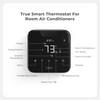 OEM Cielo Breez Max Smart Thermostat BM101WA (Black) Mini-Split, Window, and Portable Units  | AI-Based Tech | Free App, No Subscription | Alexa, Google, IFTT