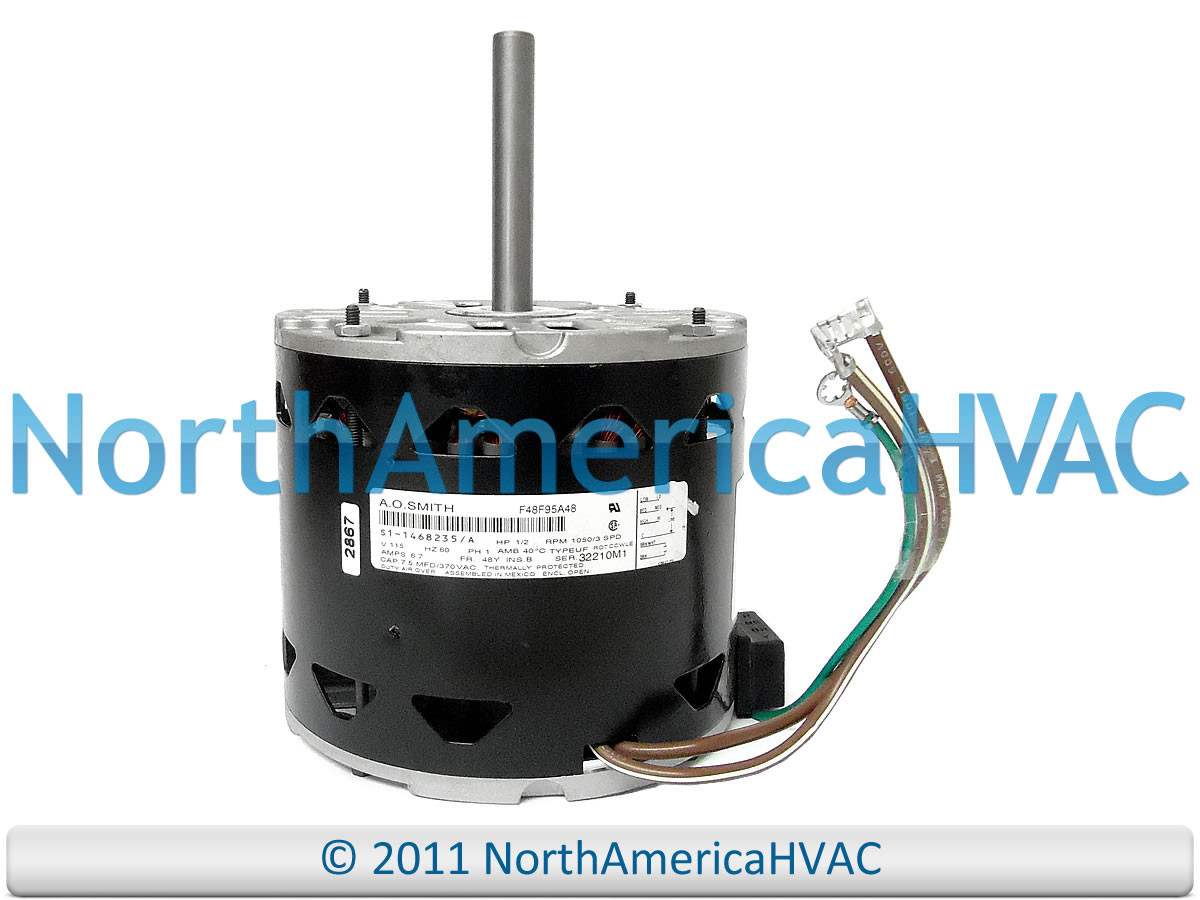 OEM York Coleman Luxaire 1/2 HP BLOWER MOTOR Replaces 1468235/A 