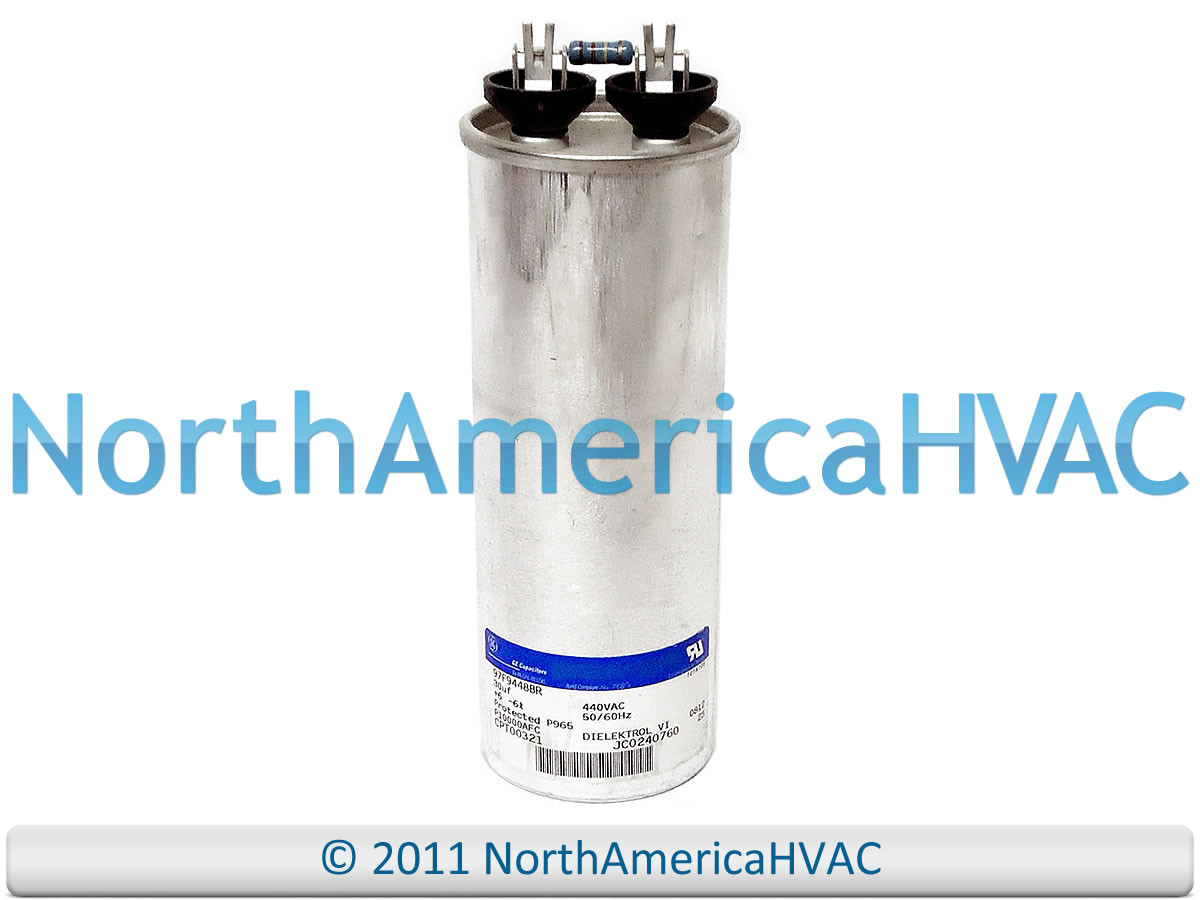TitanPro TRCF30 HVAC Round Motor Run Capacitor – 30 MFD/UF, 440/370 Volts By Packard