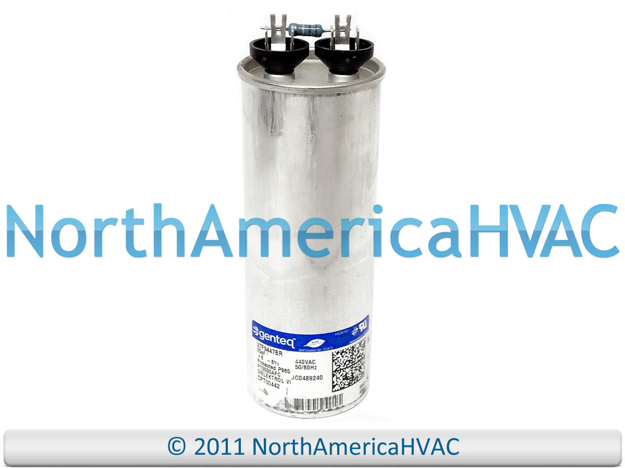 Trane Run Capacitor 25 Uf Mfd 440 Volt Cpt442 Cpt00442 North America Hvac