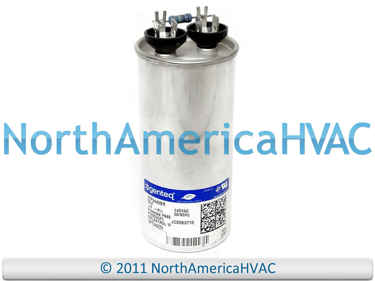 Trane Run Capacitor 20 Uf Mfd 440 Volt Cpt270 Cpt00270 North America Hvac
